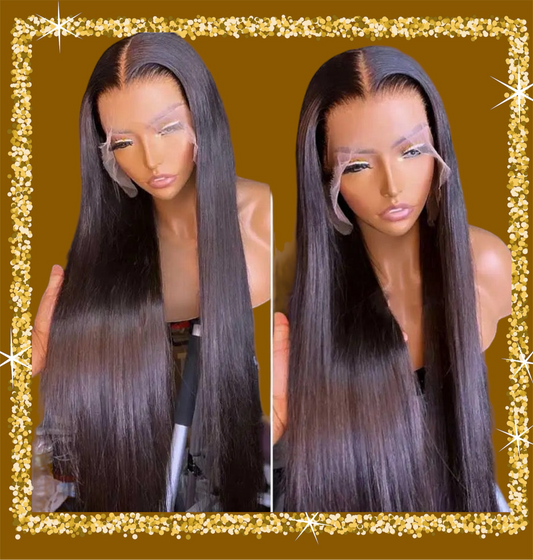 Cambodian human hair double drawn HD lace wig